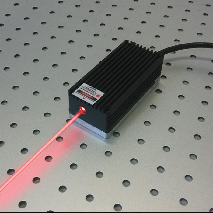 670nm 3000mW High Power Semiconductor Laser Red Lab Laser - Click Image to Close